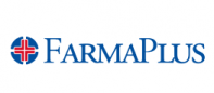 log-farmaplus logo azul con cruz roja farmacia para seccion todos los dias